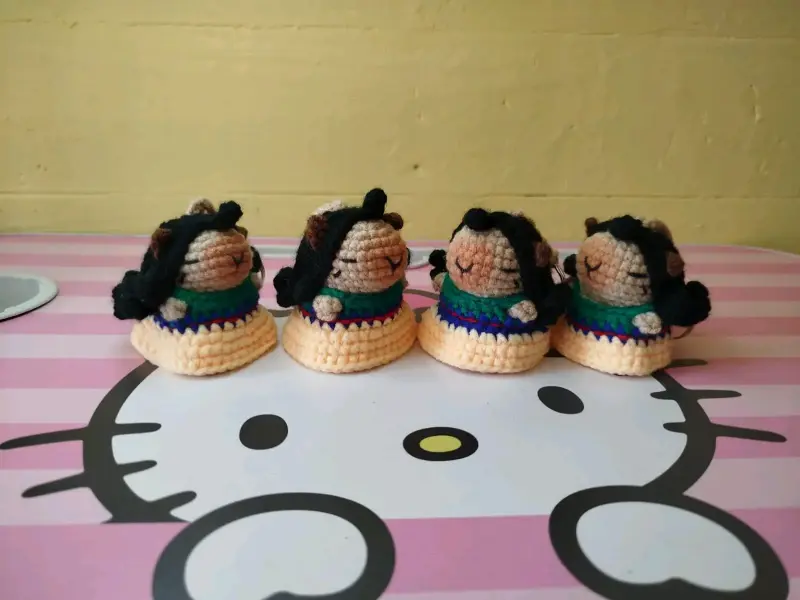 Llaveros amigurumi capiprincesas - 2