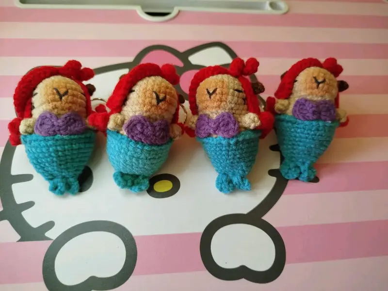 Llaveros amigurumi capiprincesas - 5