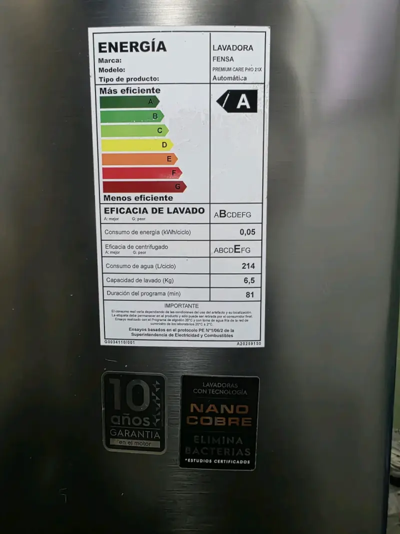 Lavadora carga superior - 5