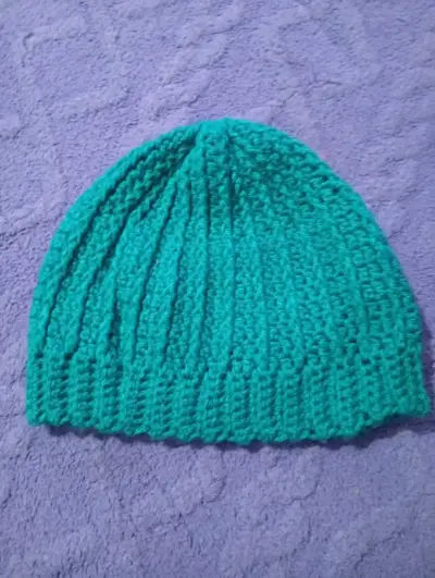 Gorro de lana tejidos a crochet - miniatura 4