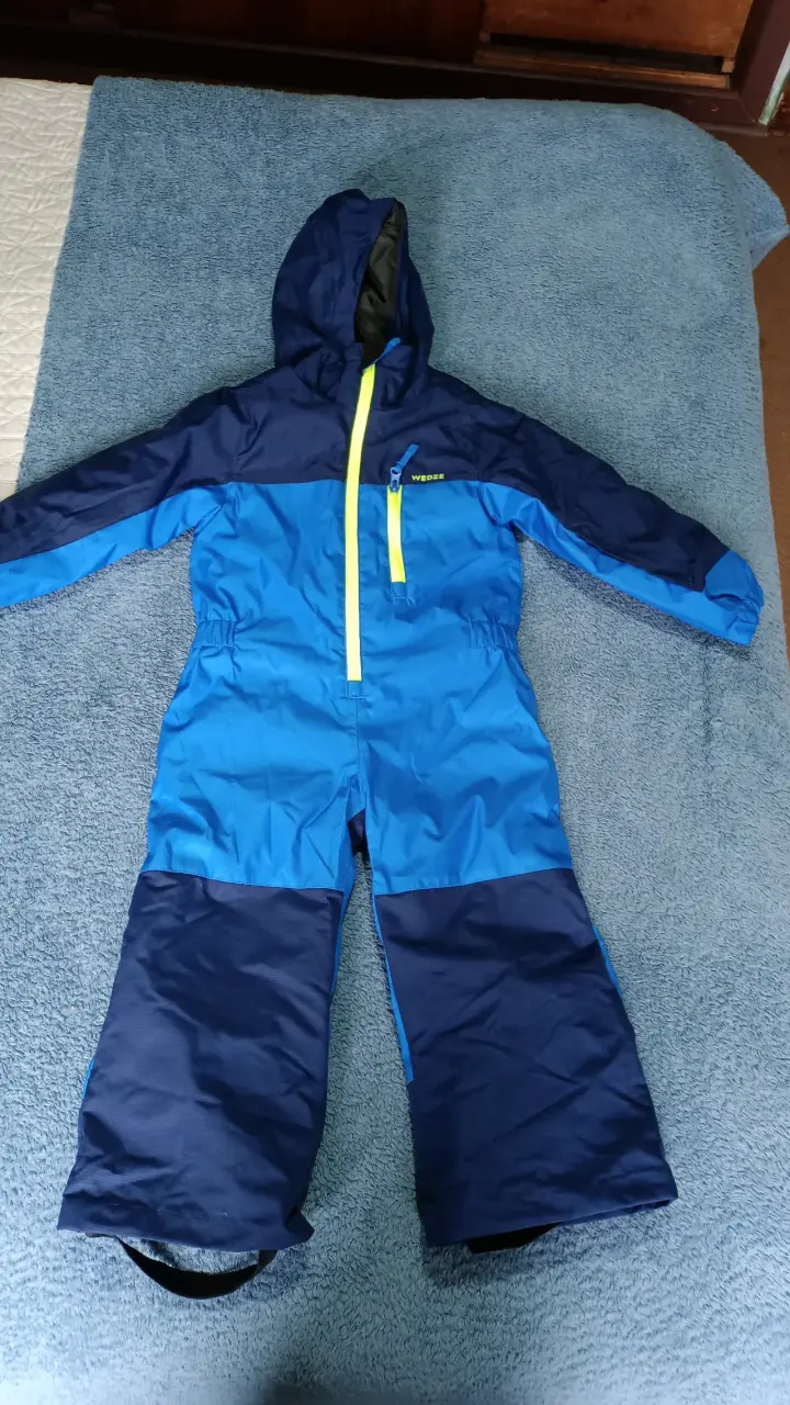 Enterito de ski infantil azul