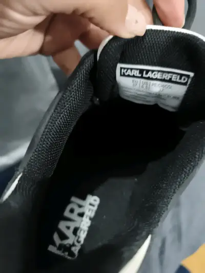 Zapatillas Karl Lagerfeld blanco y negro - miniatura 2