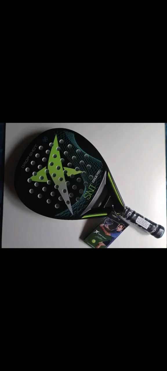 Paleta de pádel Drop Shot verde - 1