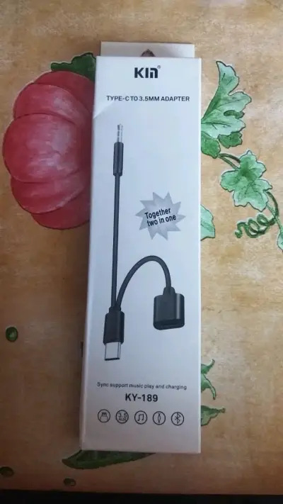 Adaptador Type-C a 3.5mm Kin - miniatura 1