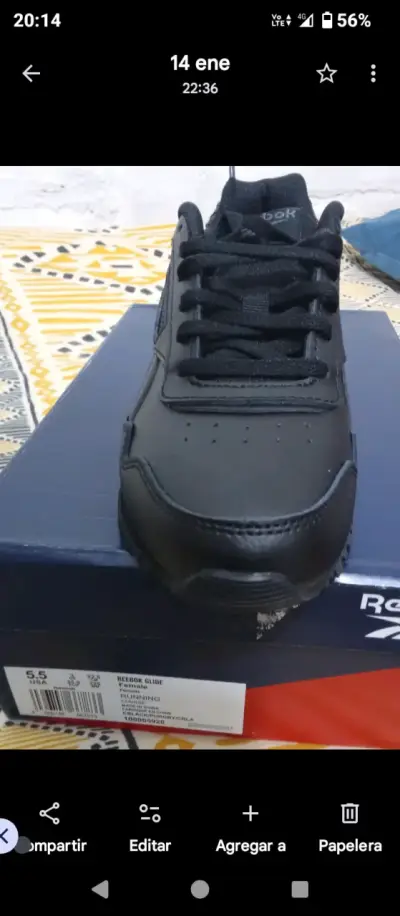 Zapatillas negras Reebok - miniatura 3