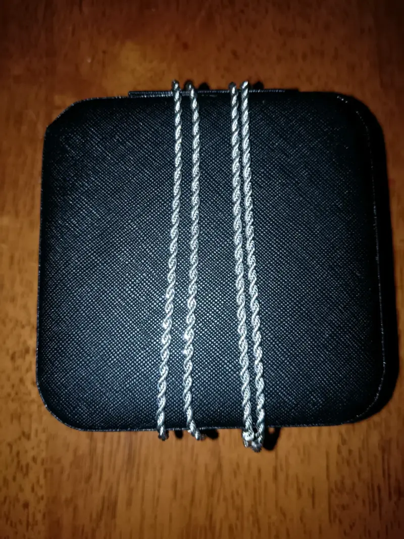 Cadena de plata 60 cm - 3