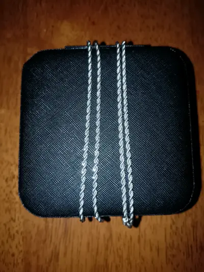 Cadena de plata 60 cm - miniatura 3