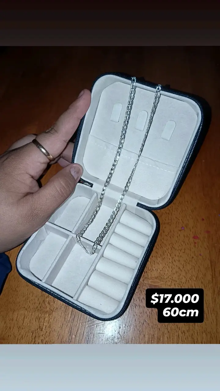Cadena de plata 60cm - 1