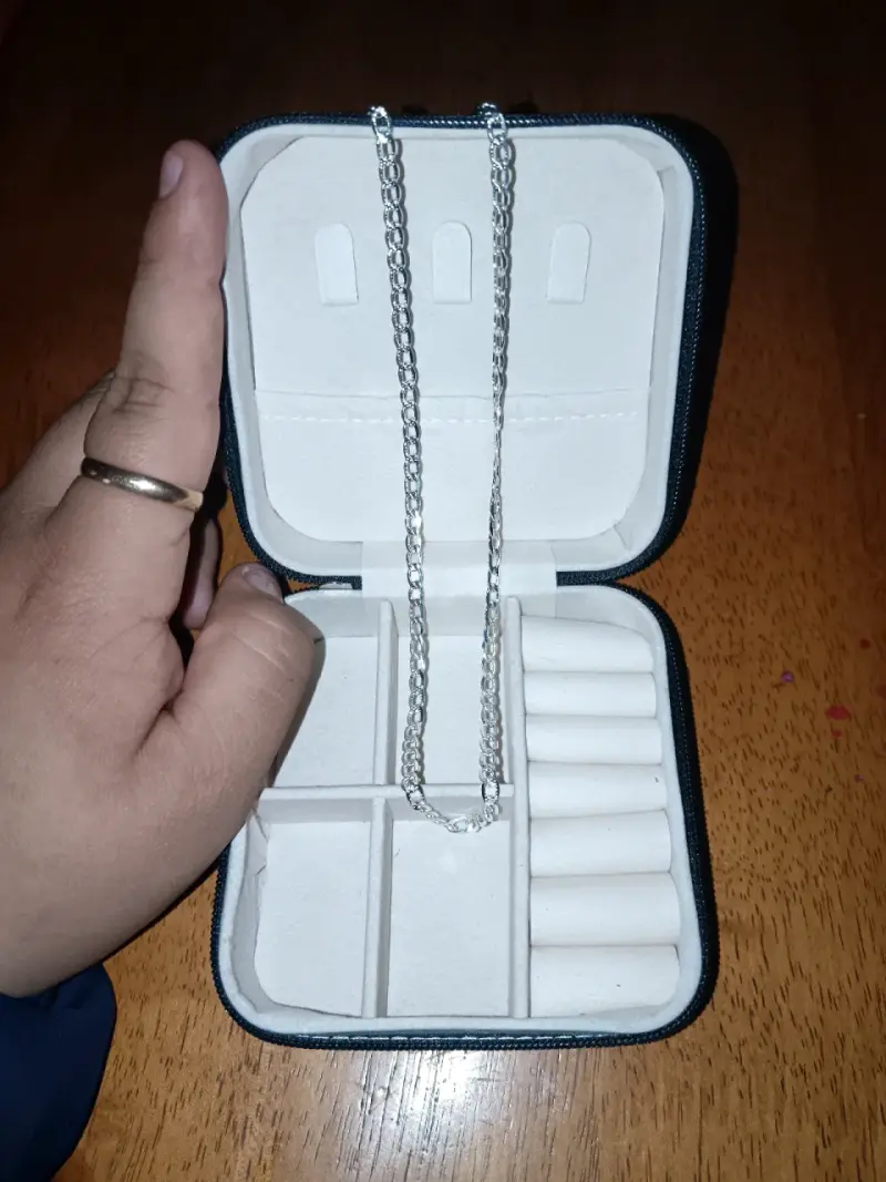 Cadena de plata 60cm - 2