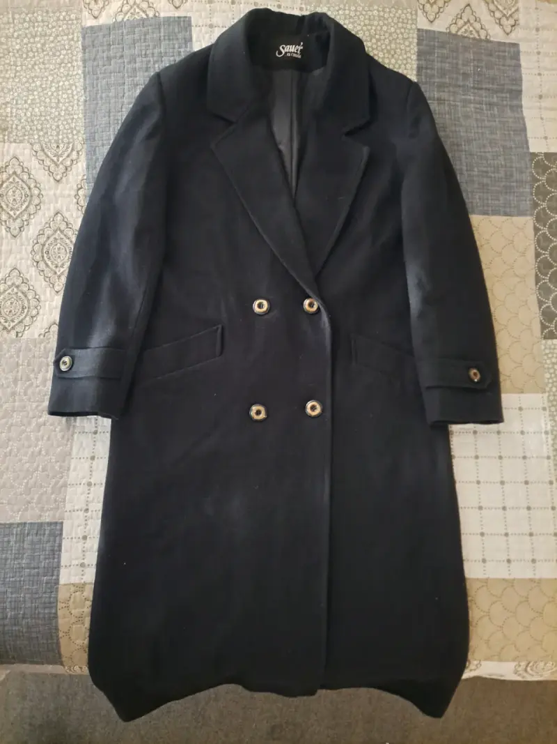 Abrigo negro Sauer Talla L - 1