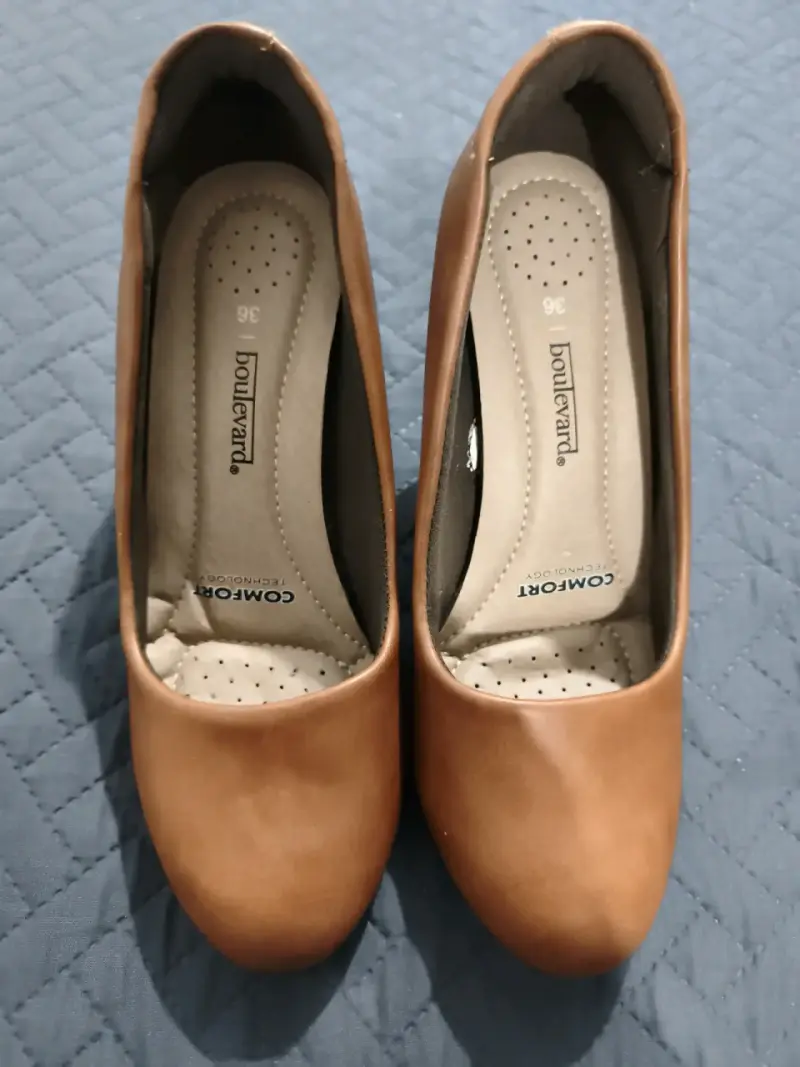 Zapatos de taco alto marrones - 4