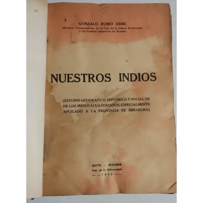 Nuestros Indios, antropología año 1947 - miniatura 2