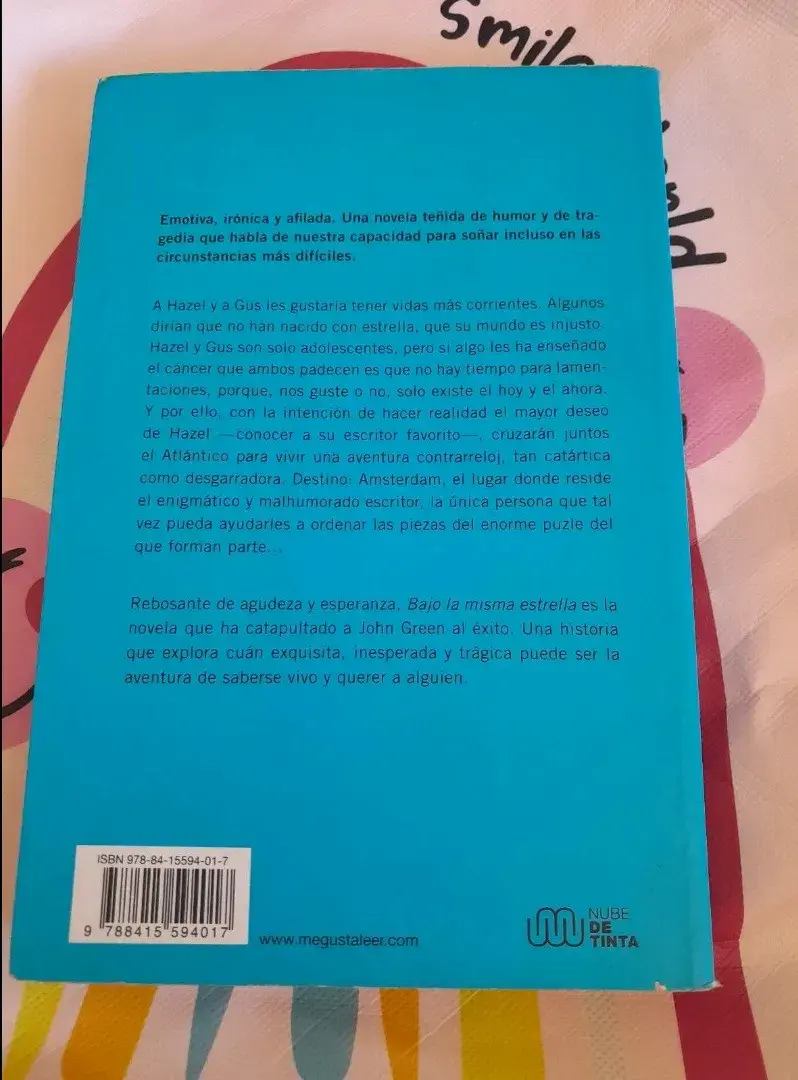 Libro Bajo la Misma Estrella - 3