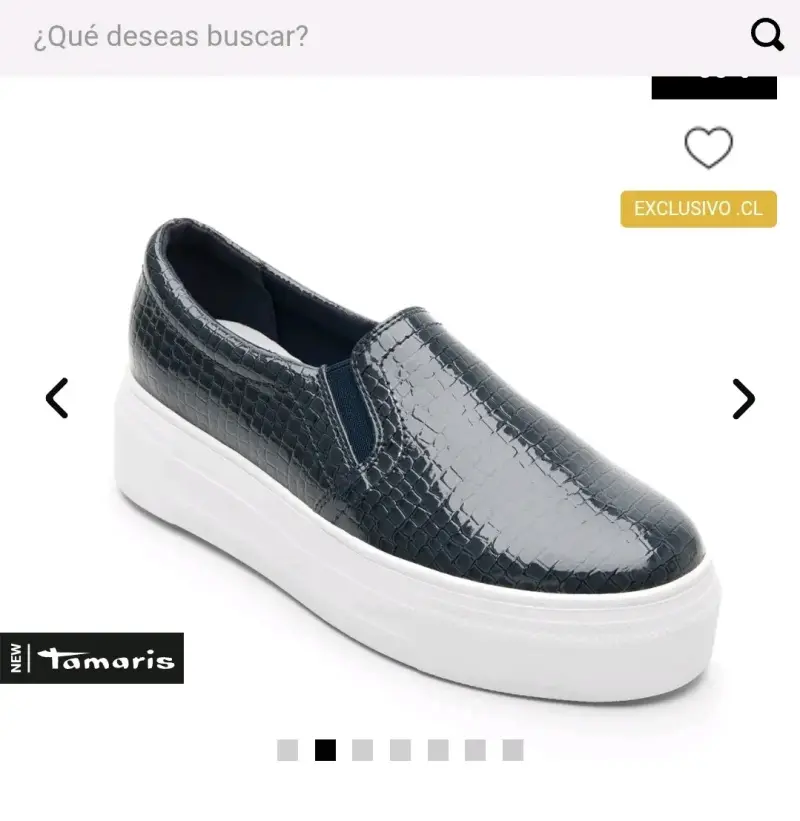 Zapatillas slip-on Tamaris azules