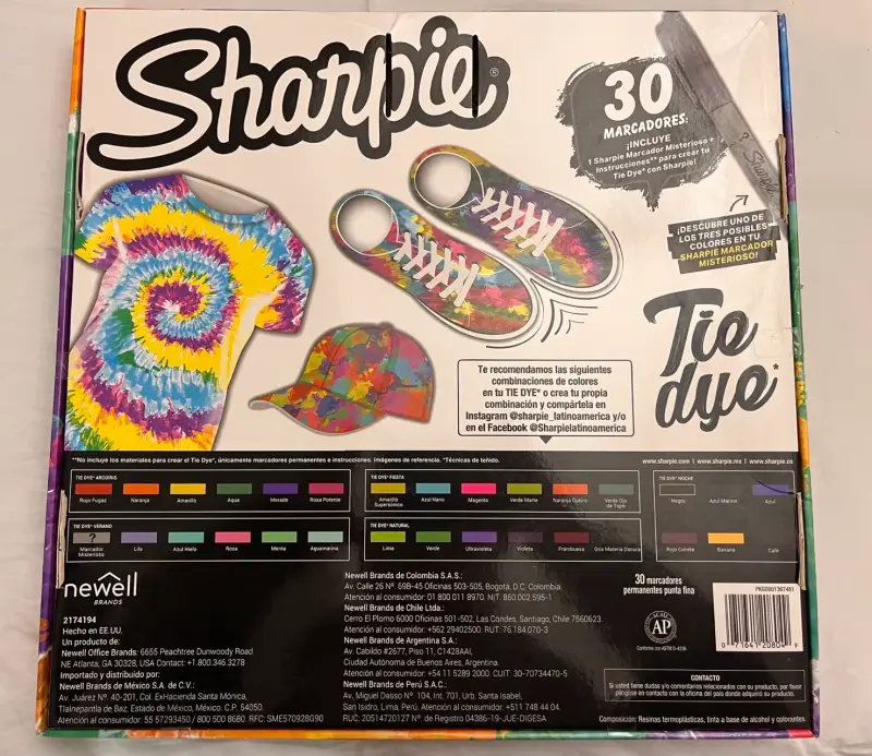 Set de marcadores Sharpie Tie Dye - 2
