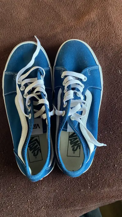 Zapatillas azules Vans clásicas - miniatura 1