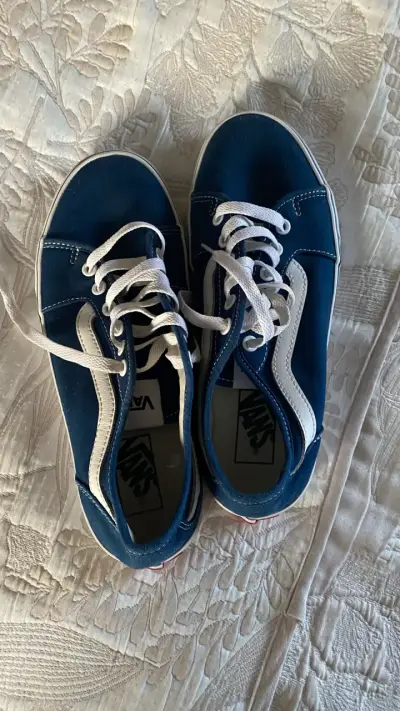 Zapatillas azules Vans clásicas - miniatura 5