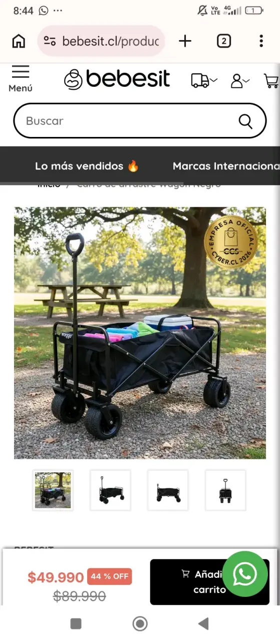 Carrito plegable Bebesit - 2