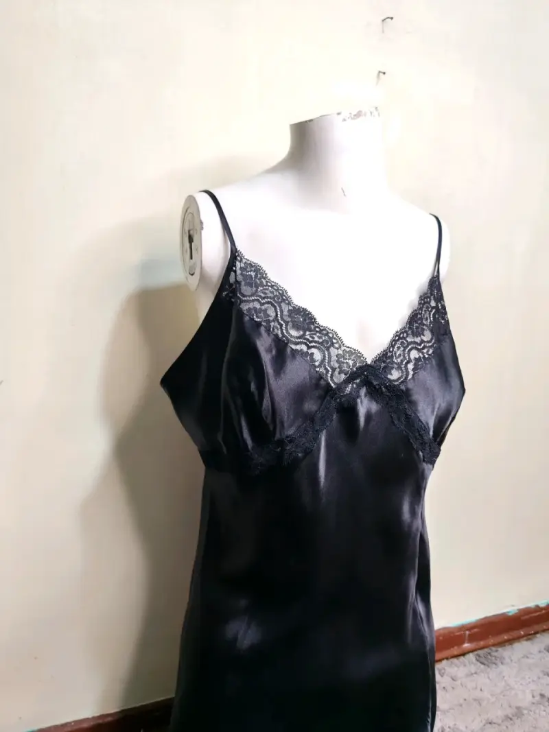 Babydoll negro de encaje - 2