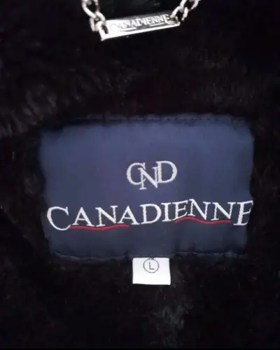 Chaqueta beige con borde negro - miniatura 4