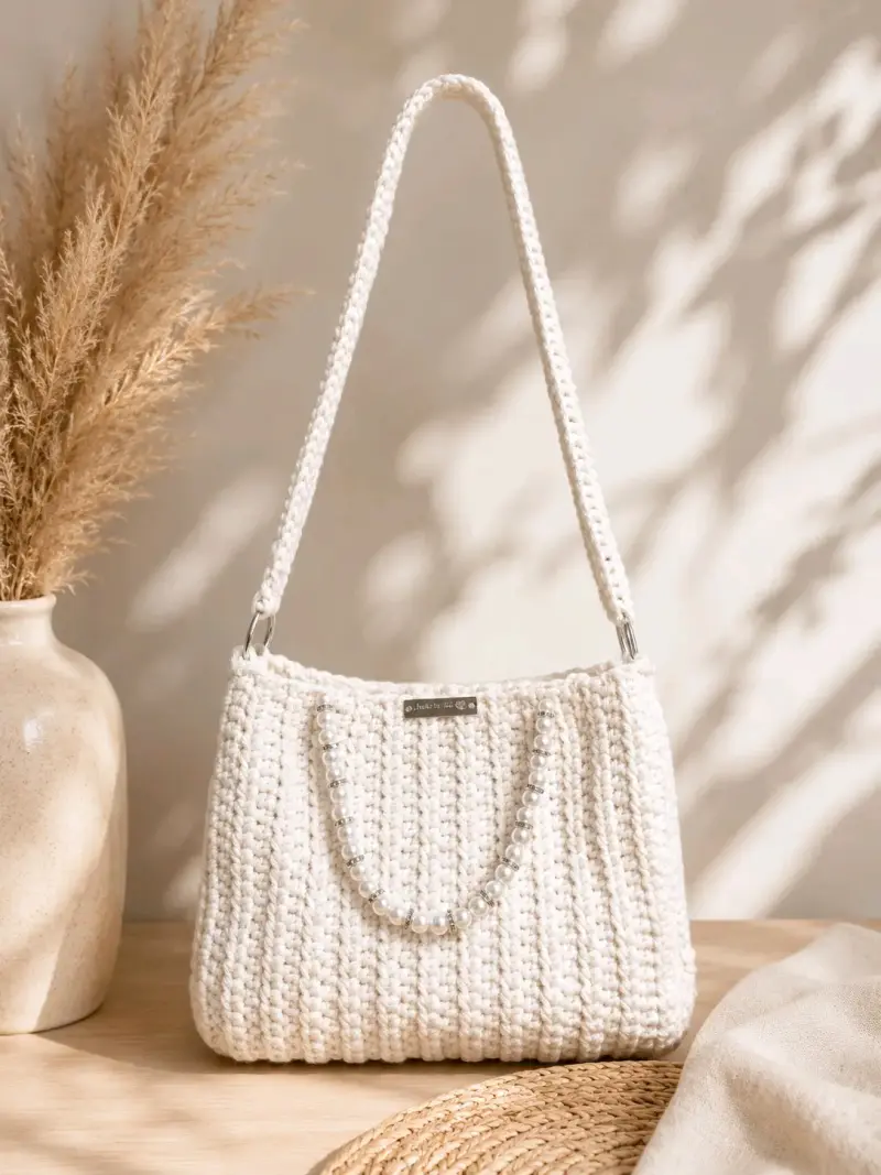 Cartera tejida a mano - 2