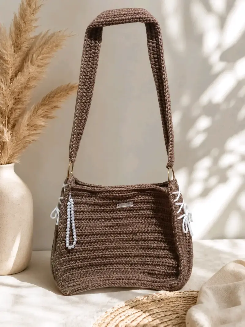 Cartera tejida a mano - 3
