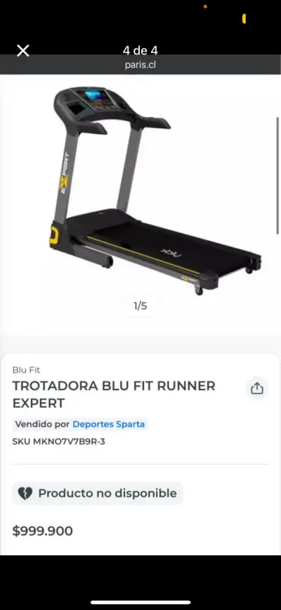 Trotadora eléctrica Expert - miniatura 4