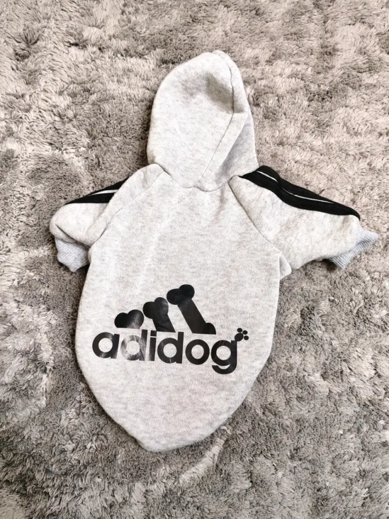 Polerón para perro gris 'adidog' - 1
