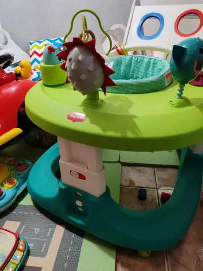Centro de actividades bebé verde - miniatura 2