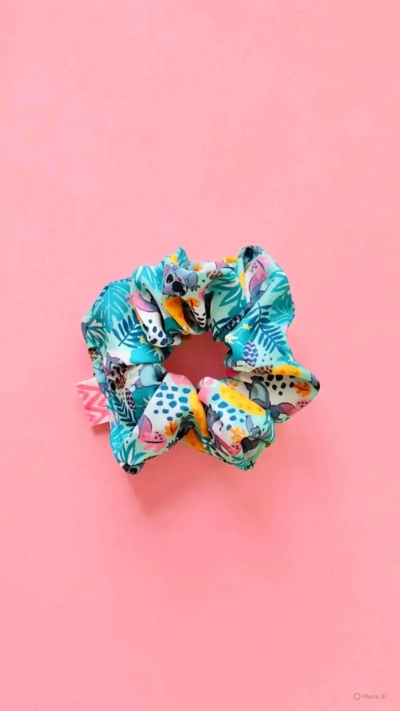 Ramos de scrunchies con diseños - 4