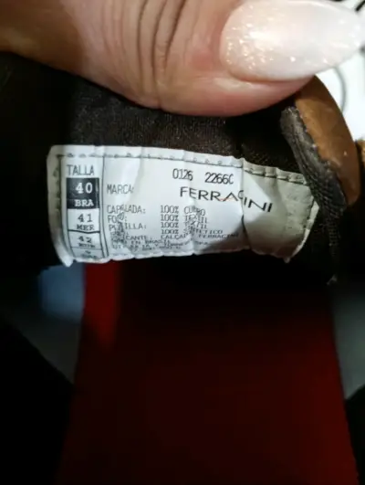 Zapatos Ferracini cuero talla 40 - miniatura 1