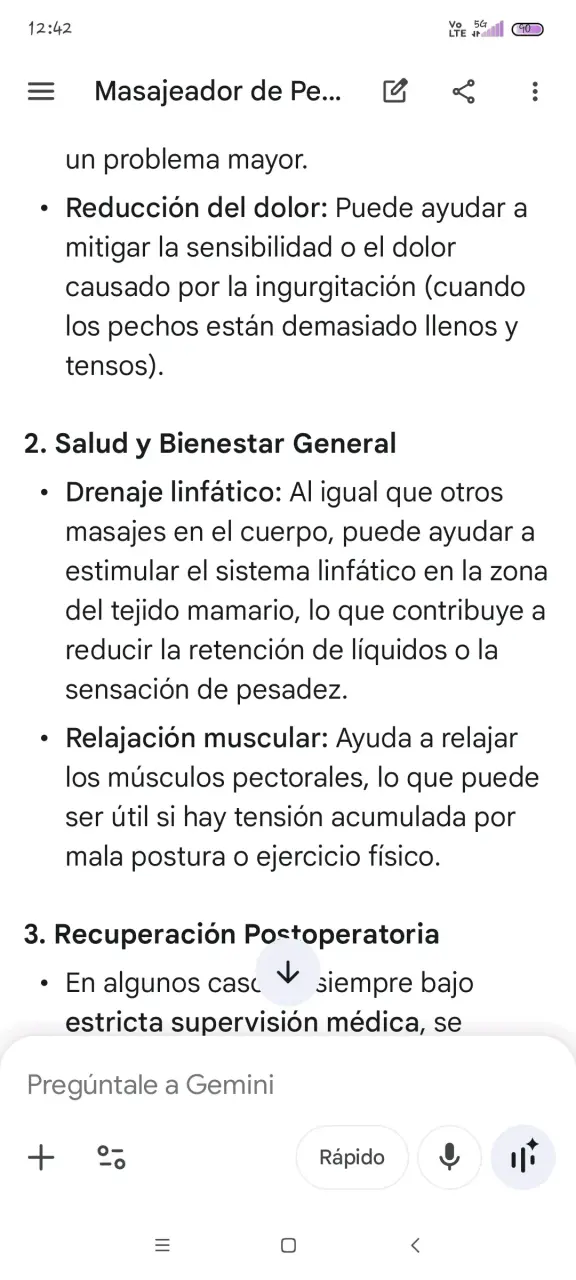 Masajeador eléctrico para busto - 3