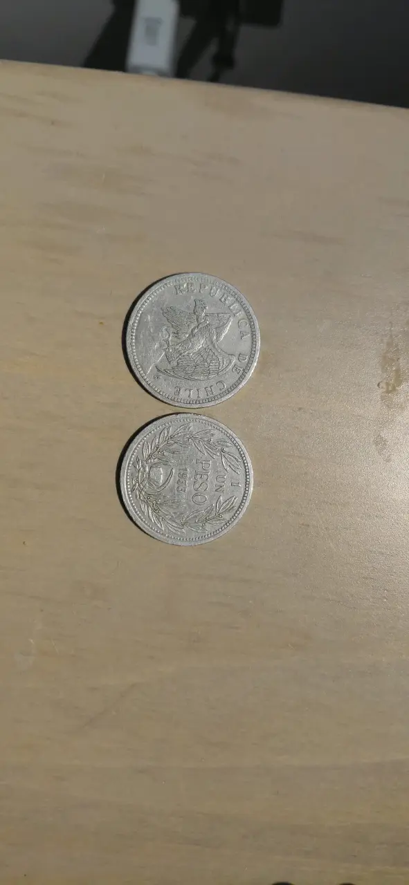 Monedas antiguas chilenas 1933