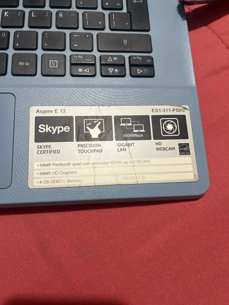 Notebook Acer Aspire E13 azul - 2
