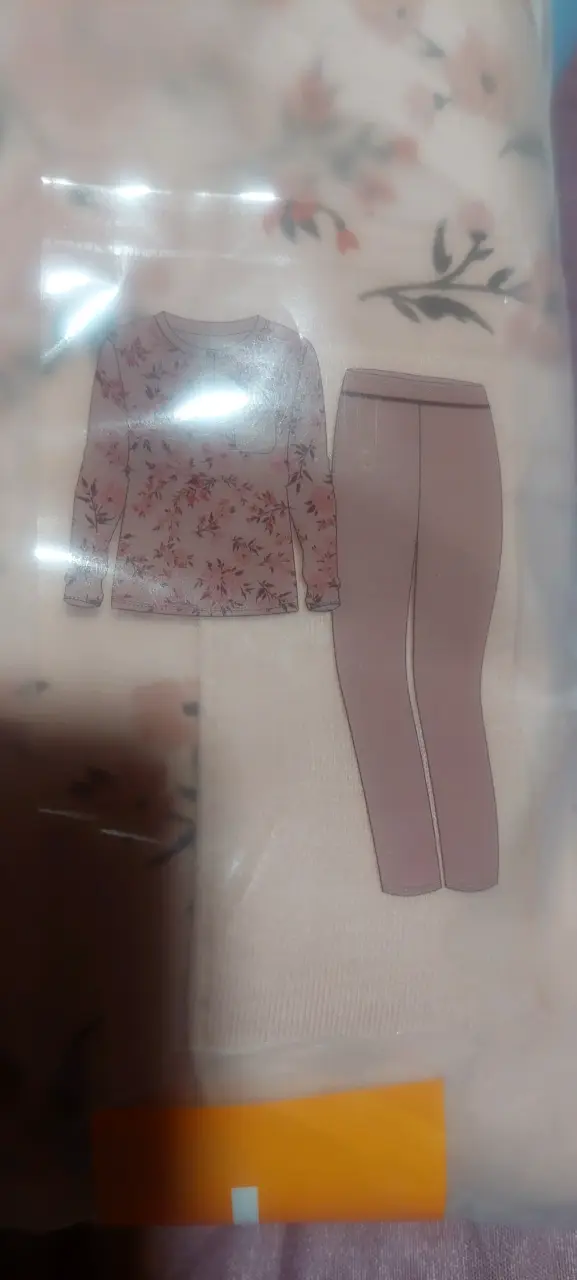 Pijama largo mujer de algodón - 2
