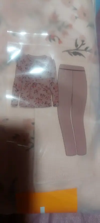 Pijama largo mujer de algodón - miniatura 2
