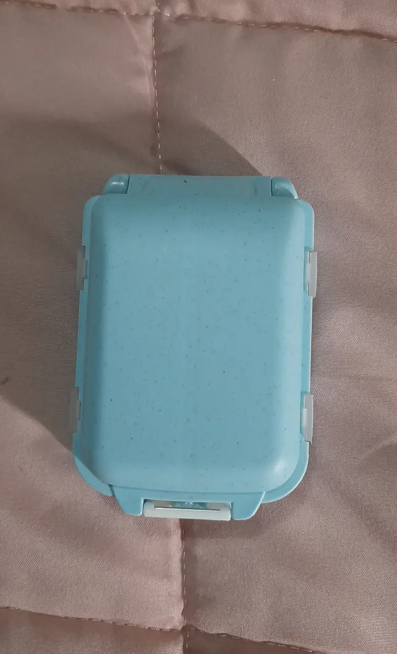 Caja organizadora azul compacta - 1