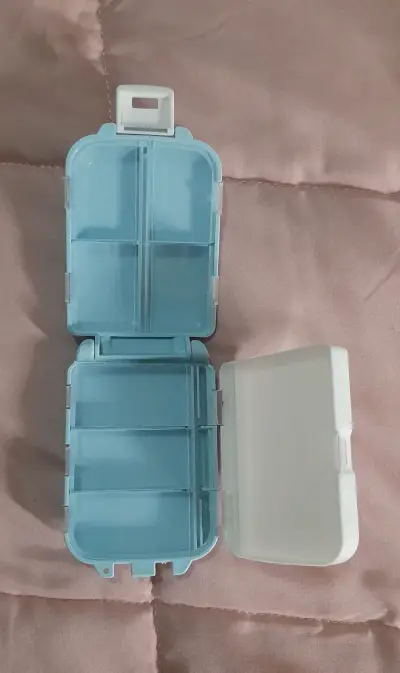Caja organizadora azul compacta - miniatura 2