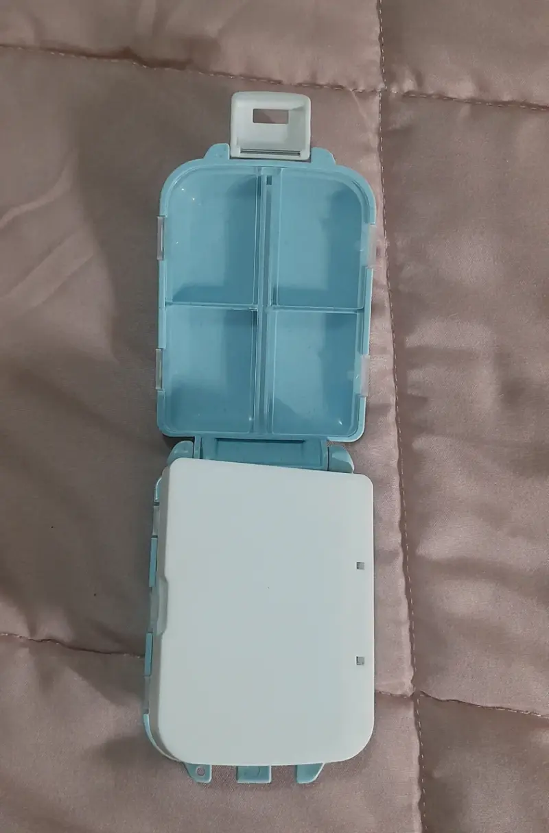 Caja organizadora azul compacta - 3