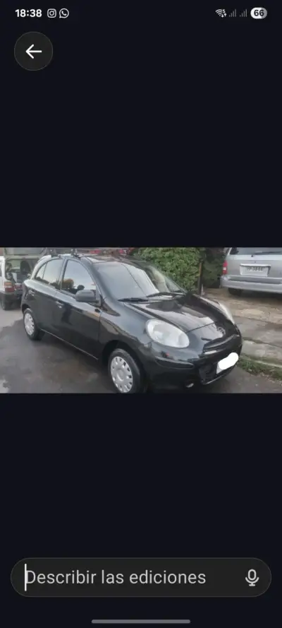 Auto compacto negro en venta - miniatura 1