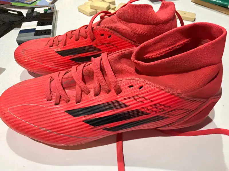 Zapatillas deportivas rojas, Adidas F50 - 1