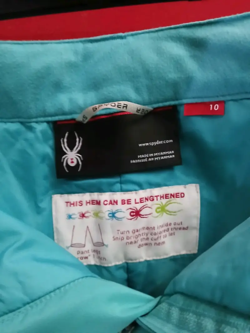 Pantalones para la nieve Spyder talla 10 - 5
