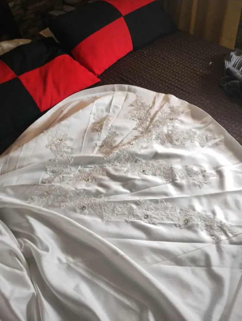 Vestido de novia blanco clásico - 6