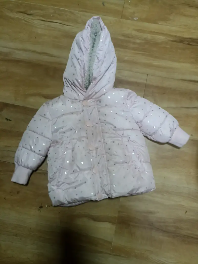Chaqueta de invierno rosada - 1