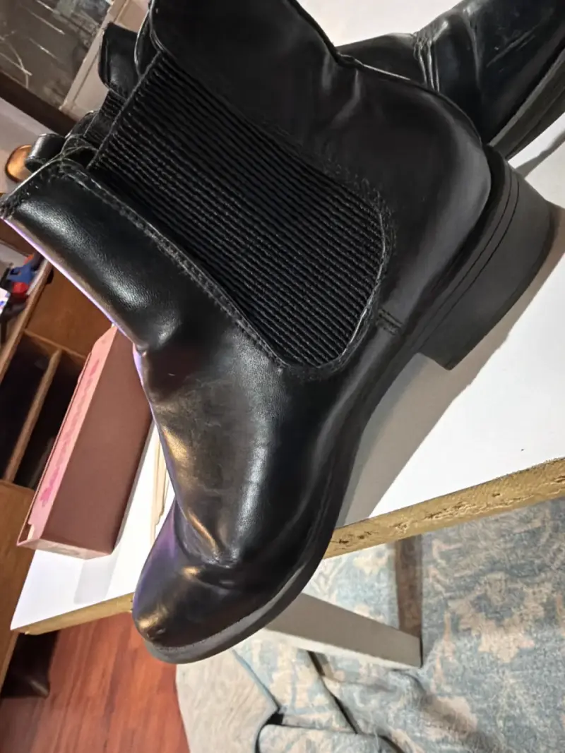 Botines de cuero negro - 2