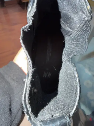 Botines de cuero negro - miniatura 3