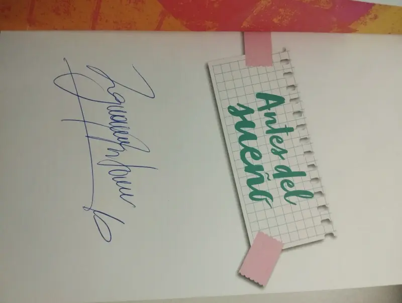 Libro 'Antes del sueño' Ignacia Antonia - 2