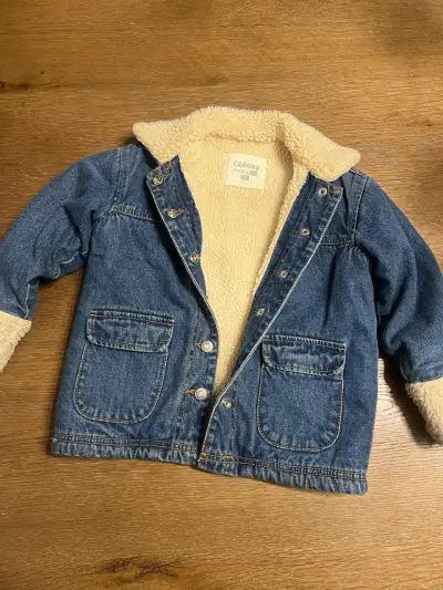 Chaqueta mezclilla Colloky con forro de cordero - miniatura 1
