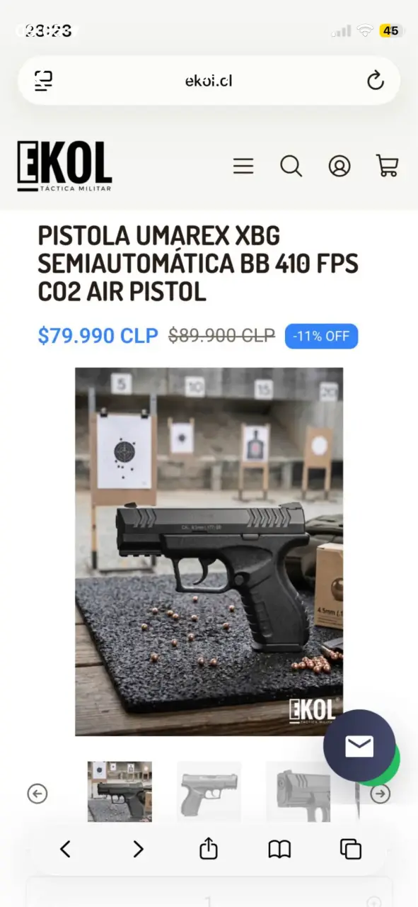 Pistola de aire UX XBG Umarex - 6