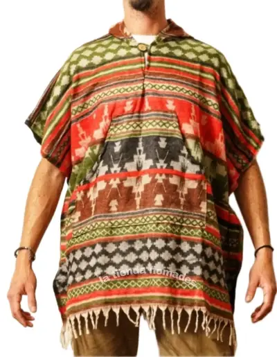 Poncho  multicolor - miniatura 1